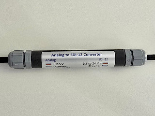Analog-zu-SDI-12-Konverter, im Sensorkabel integriert