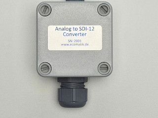 Analog-zu-SDI-12-Konverter, alleinstehend, 2 Kanäle zum Anschuss analoger Sensoren